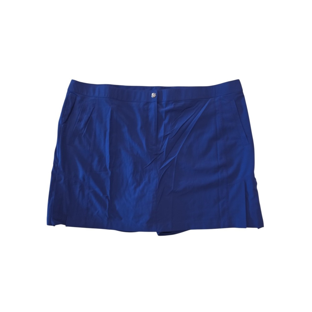 Chicos Zenergy Golf Skort Womens 4 Blue Athletic Skirt Shorts Stretch